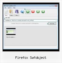 Lightbox Video Images firefox swfobject