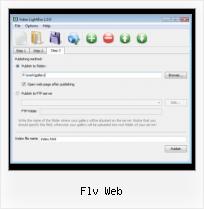 HTML Video Generator flv web