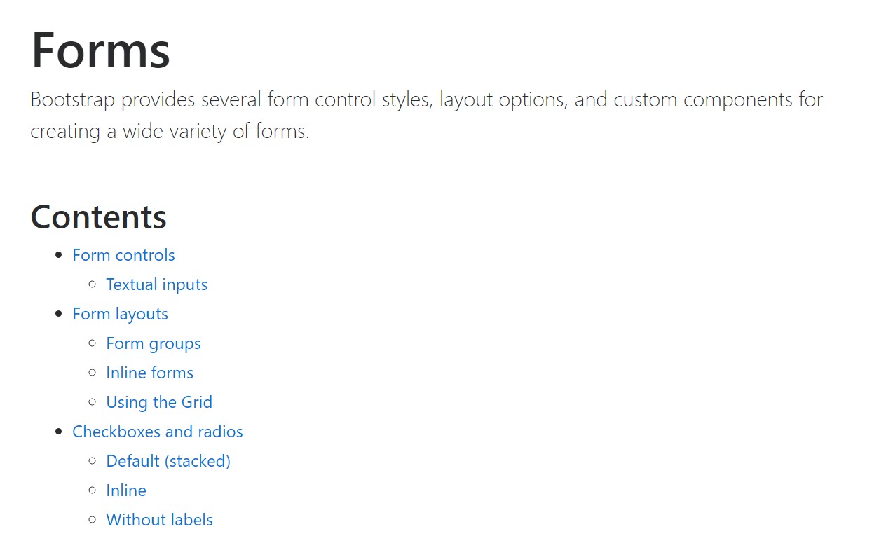  Operation of the label  within in Bootstrap Forms:  authoritative documentation