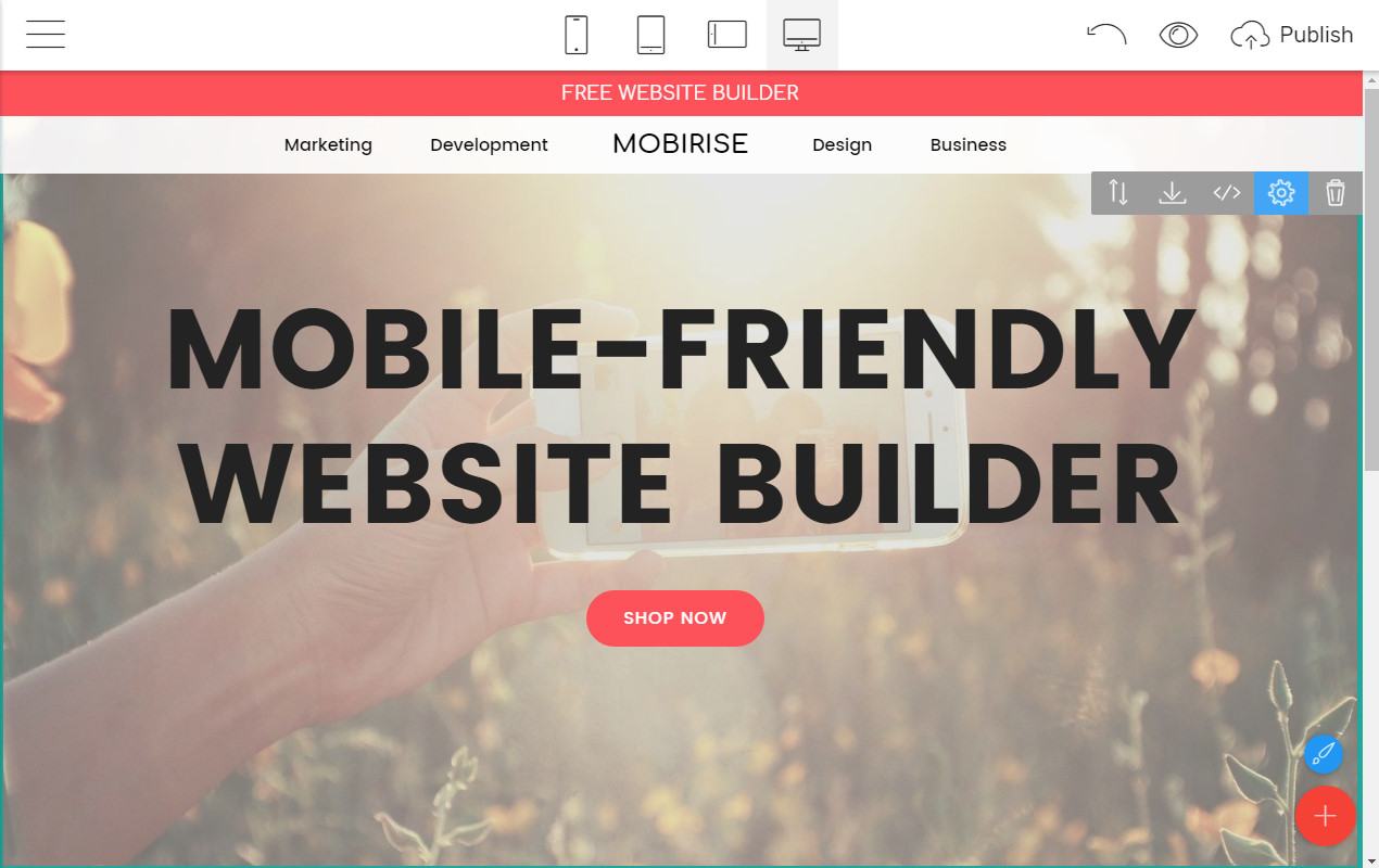 Mobile Site Creator