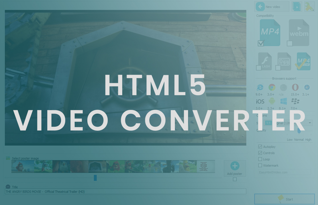 convert video to html5