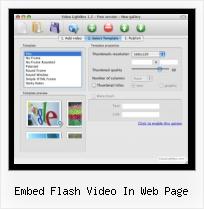 Lightbox Video Gallery Joomla embed flash video in web page