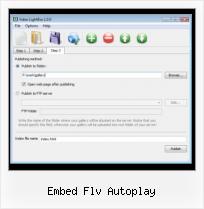 HTML Video Loop embed flv autoplay