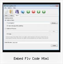 SWFobject Loop embed flv code html