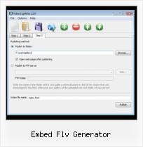 Embed FLV No Controls embed flv generator