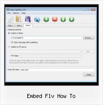 SWFobject Detect Flash embed flv how to