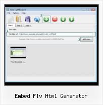 Embed Matcafe on Site embed flv html generator