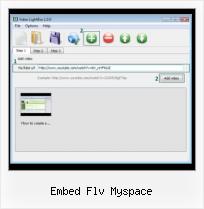 How to Put Youtube Video embed flv myspace