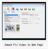 Transparent SWFobject embed flv video in web page