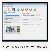 jQuery Video Player Lightbox flash video player for the web