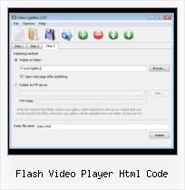 Javascript Videos flash video player html code