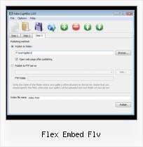 Embed FLV on Website flex embed flv