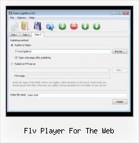 Video HTML Encoder flv player for the web