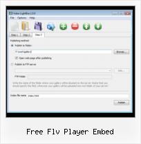 Php Embed SWF free flv player embed