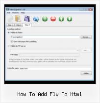 Add Facebook Video to Webpage how to add flv to html