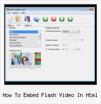 FLV Embed HTML how to embed flash video in html