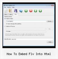 HTML Code Embed Video how to embed flv into html
