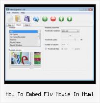 Embed Youtube Video Size how to embed flv movie in html