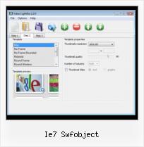 SWFobject Example ie7 swfobject