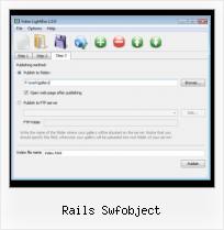 How to Add Streaming Video to Web Page rails swfobject