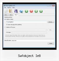 As3 SWFobject Flashvars swfobject ie8
