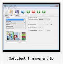 Embed FLV Myspace swfobject transparent bg