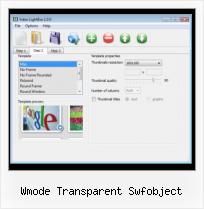 How to Put A Video on A Web Page wmode transparent swfobject